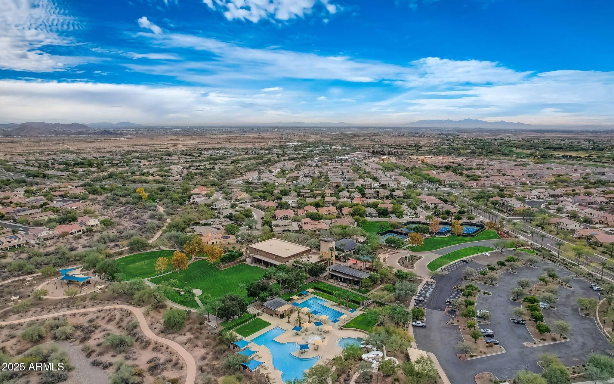 11554 West Lone Tree Trail Peoria, AZ 85383 - Photo 37 of 50 Vistancia Aerial pool aerial