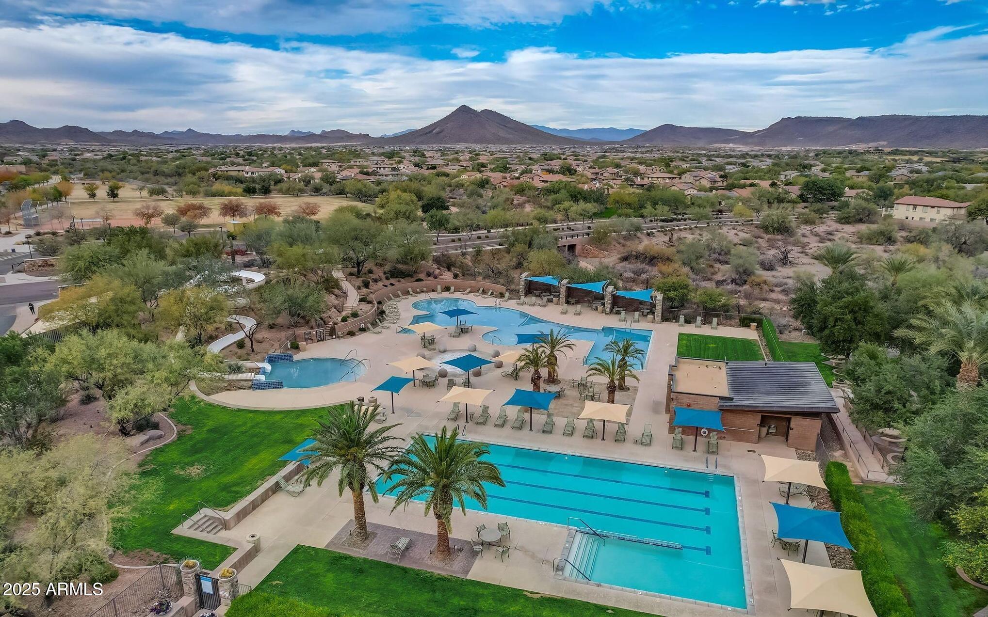 11554 West Lone Tree Trail Peoria, AZ 85383 - Photo 40 of 50 Vistancia Aerial pool