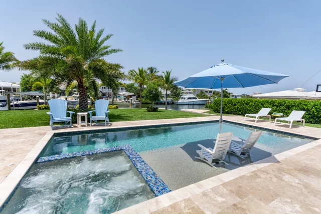 an aerial view of a city with lake view