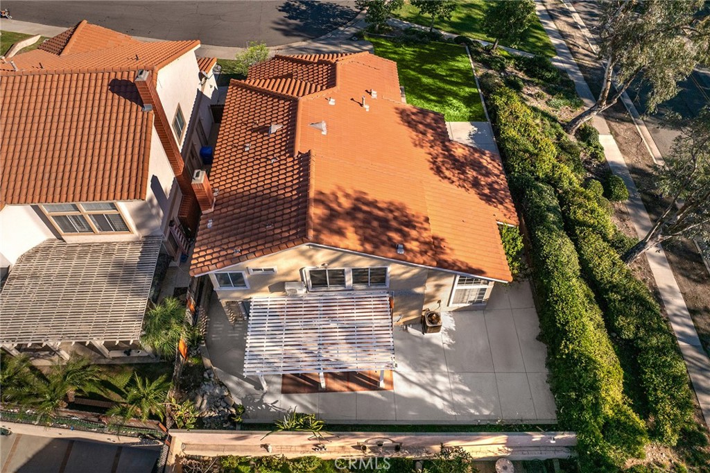 6598 Bradford Court Rancho Cucamonga, CA 91701 - Photo 45 of 48 an aerial view of a house with a yard