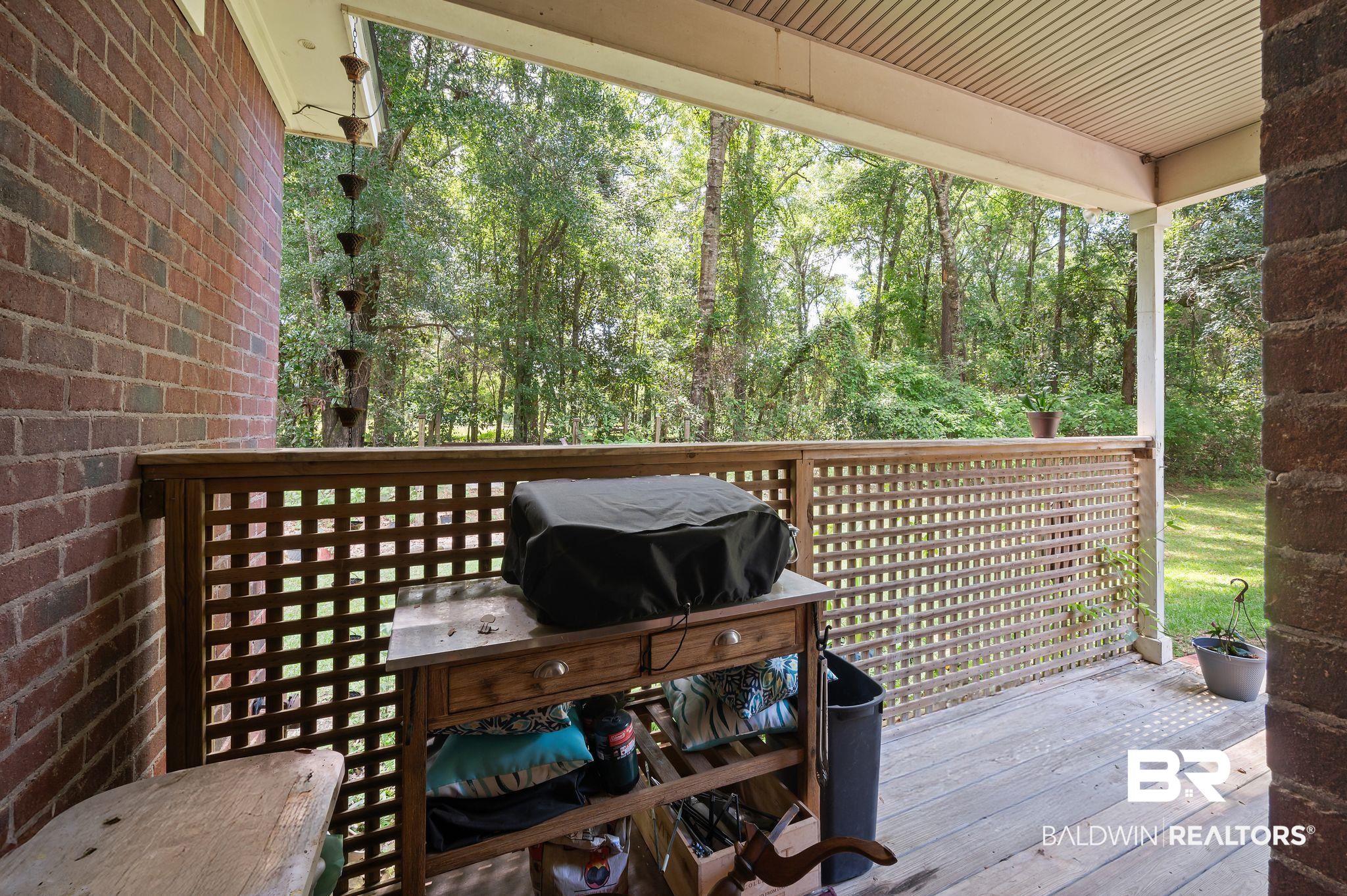 13616 Snarr Road Silverhill, AL 36576 - Photo 38 of 58 Side Back Porch