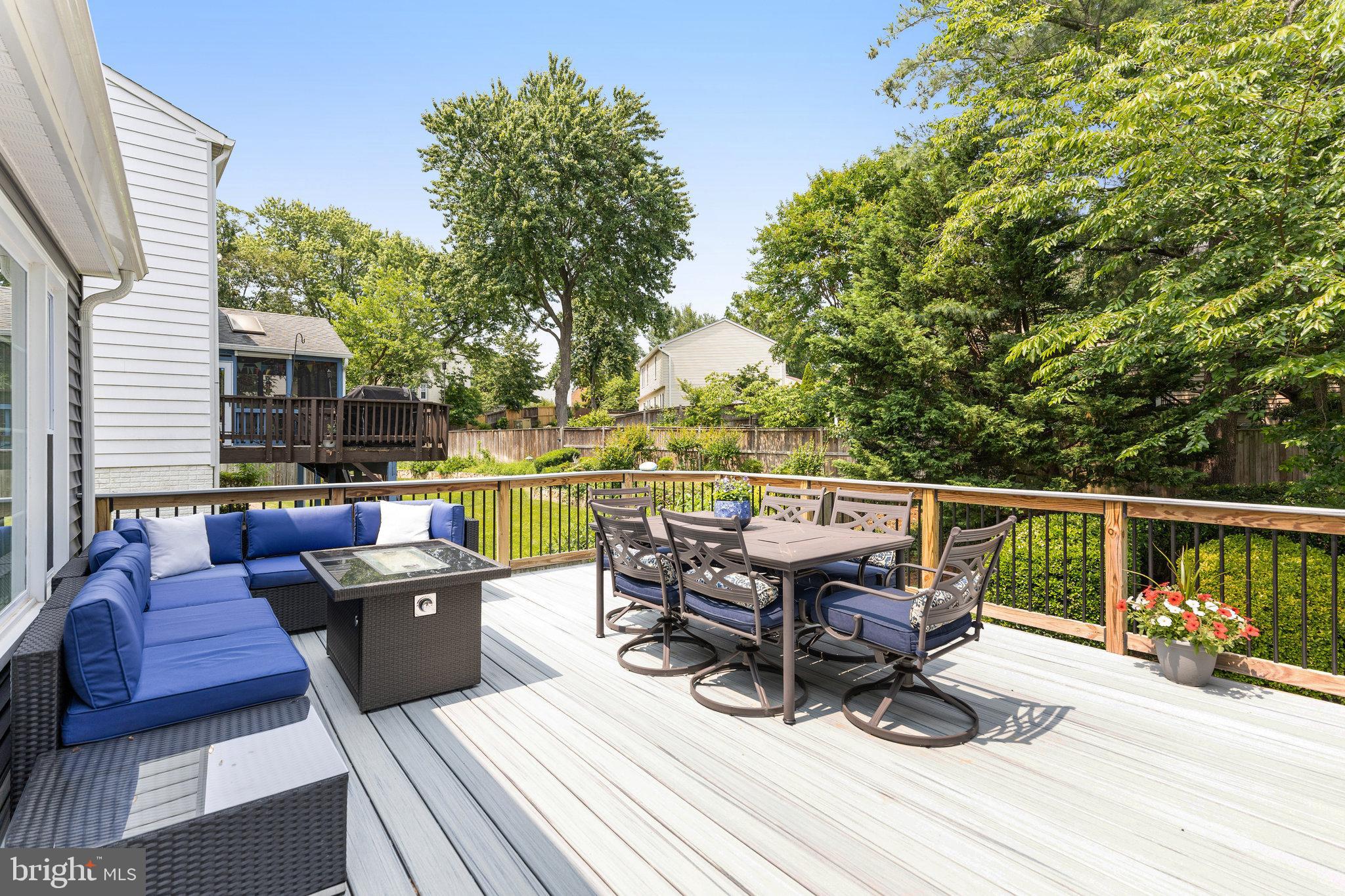 8314 Graceway Drive Lorton, VA 22079 - Photo 59 of 64 Fabulous deck w/stairs to back yard