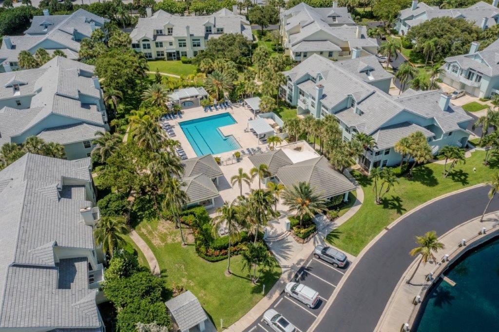 708 Mainsail Circle Jupiter, FL 33477 - Photo 57 of 68 an aerial view of a house with a garden