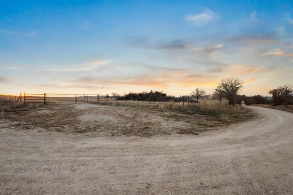 a view of a dry yard