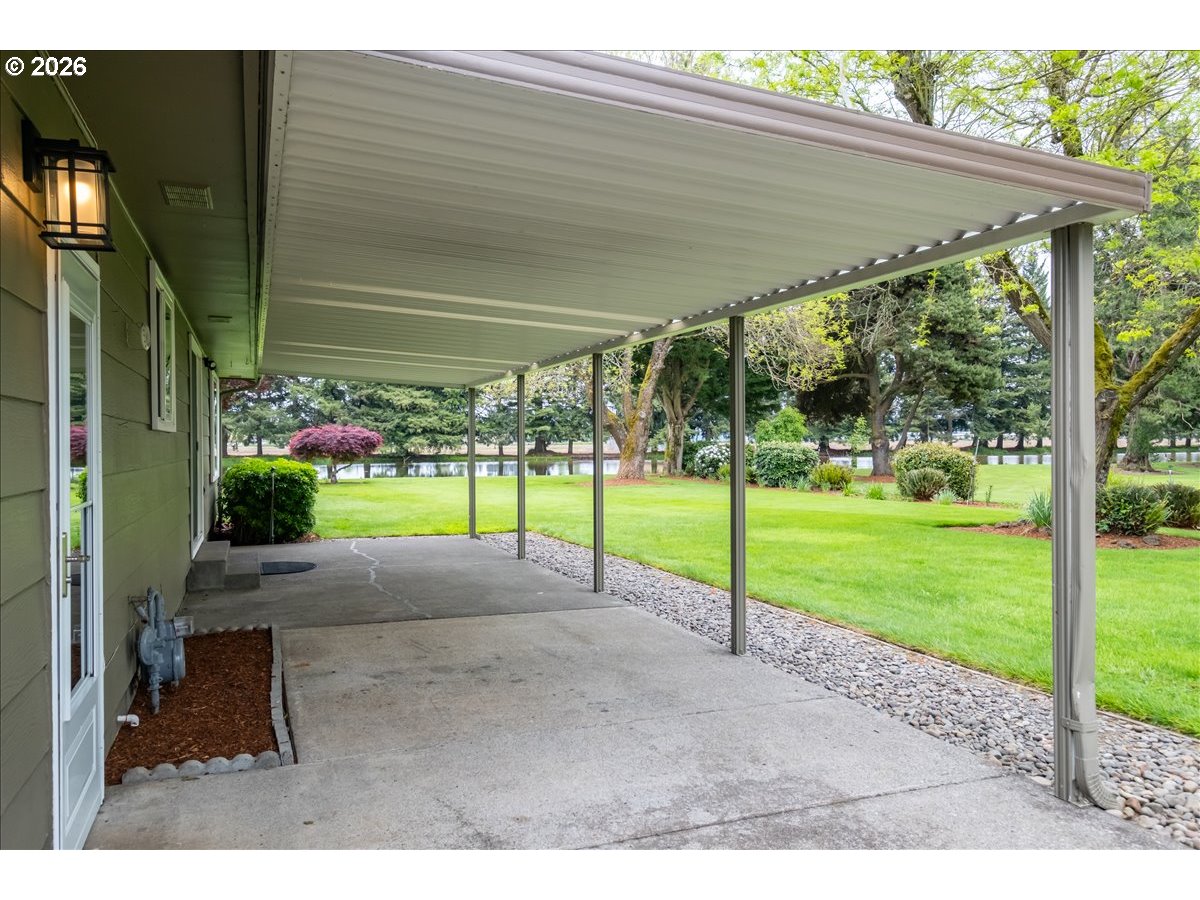 2610 Shaff Road Southeast Aumsville, OR 97325 - Photo 2 of 25 a view of a house with backyard and porch