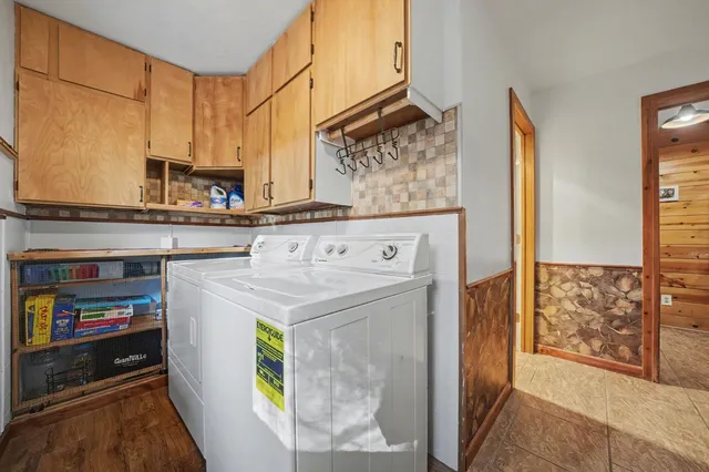 a view of furniture and utility room
