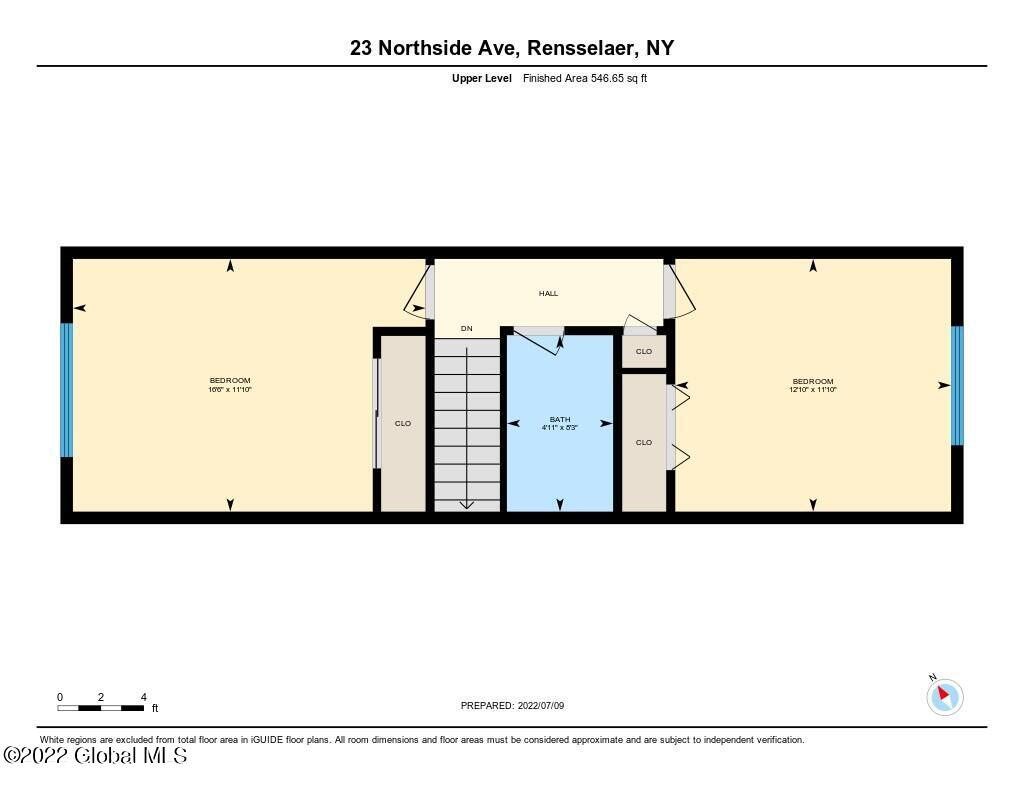 23 Northside Avenue Rensselaer, NY 12144 - Photo 27 of 28 Upper Level Floor Plan