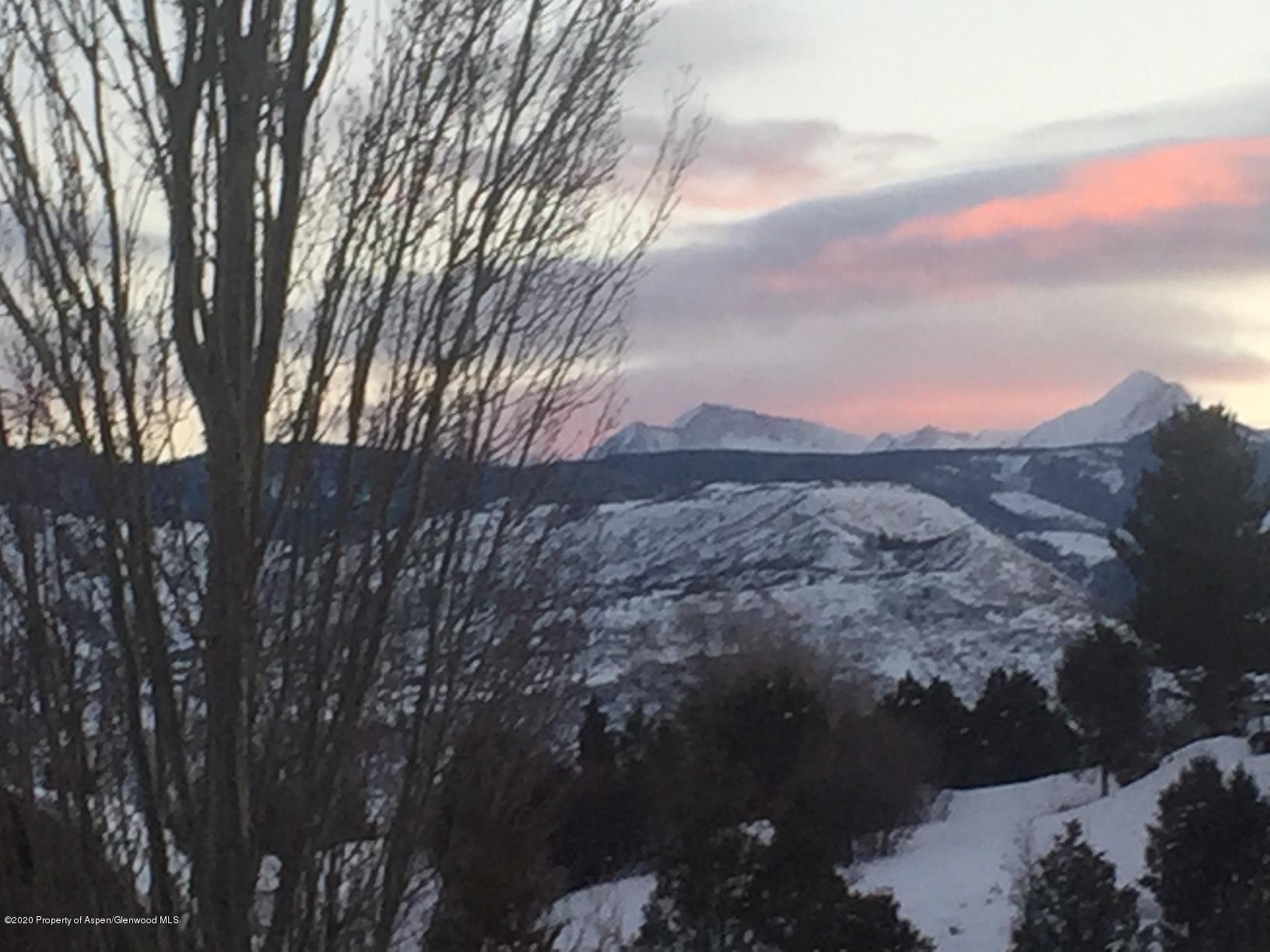 1340 Gateway Road Snowmass, CO 81654 - Photo 30 of 32 Winter Sunset view