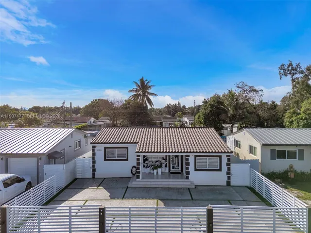 a view of a house with a balcony
