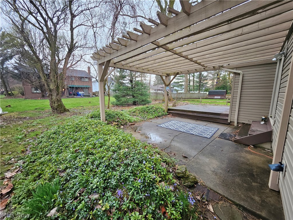 16551 Drake Road Strongsville, OH 44136 - Photo 46 of 50 View of backyard patio and pergola
