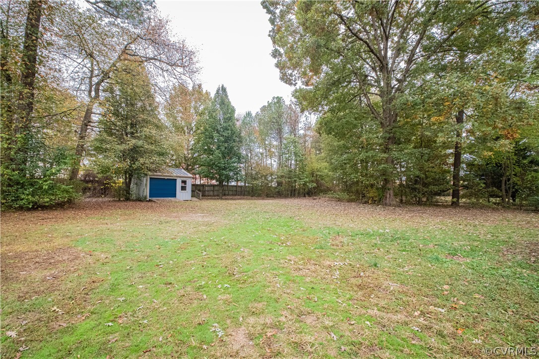 5515 Coxson Road Henrico, VA 23231 - Photo 30 of 45 Rear Yard With Shed