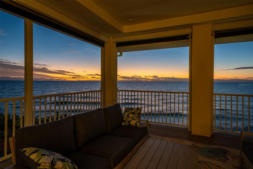 7152 Point Of Rocks Circle Sarasota, FL 34242 - Photo 53 of 88 a view of a balcony with wooden floor