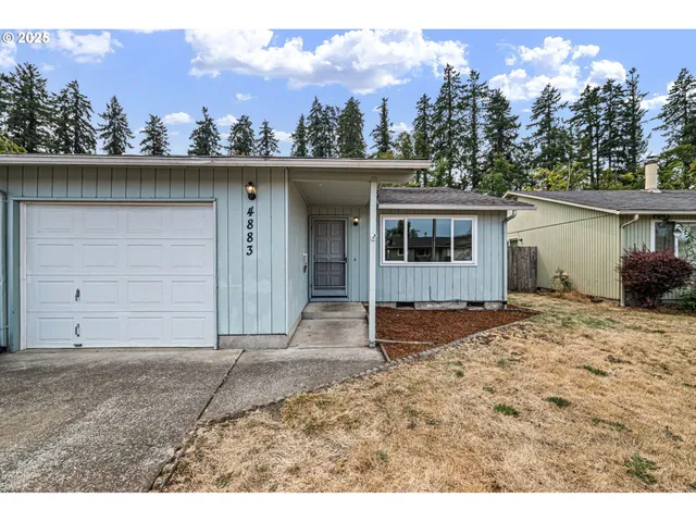 a house with a outdoor space