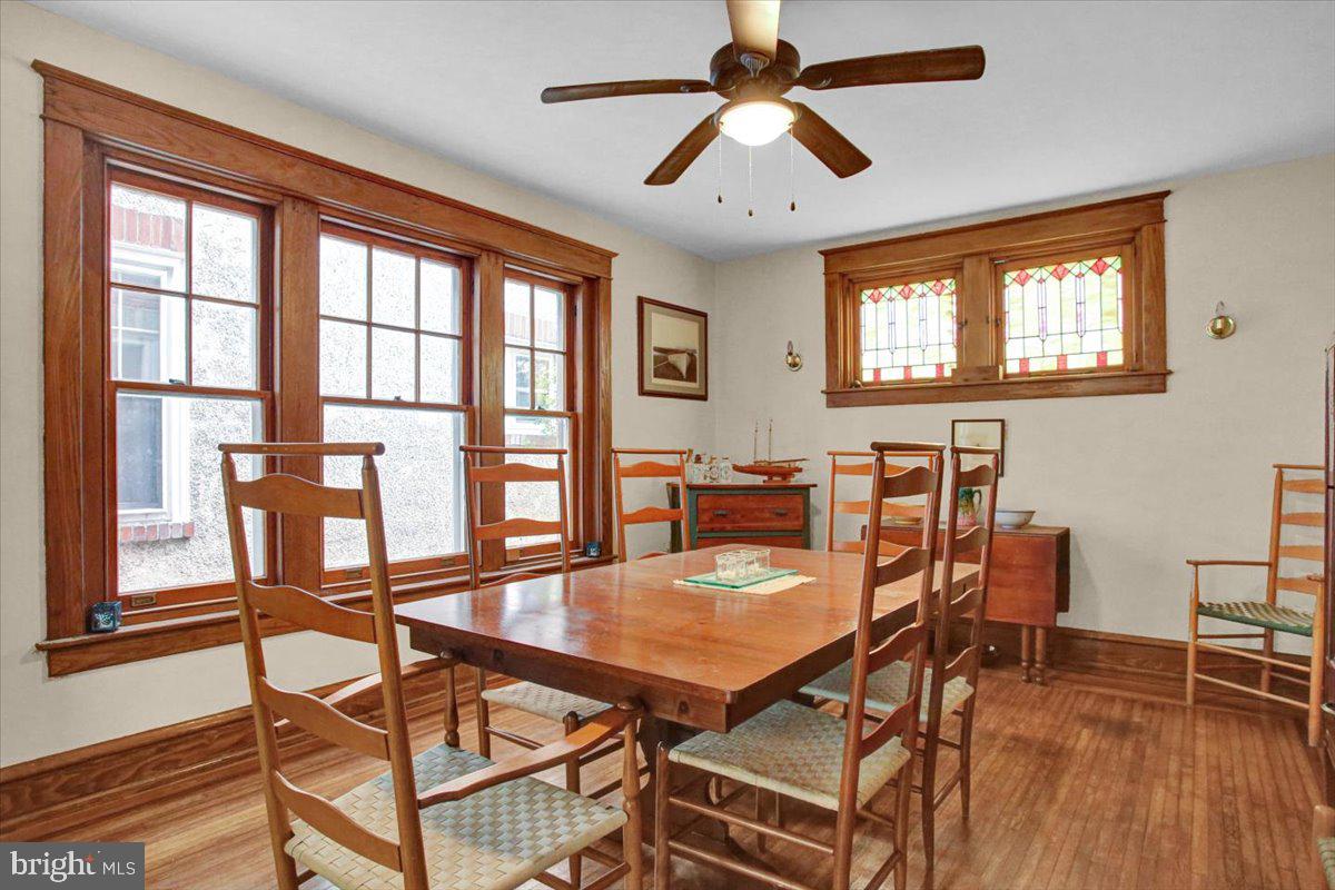 201 North Brobst Street Reading, PA 19607 - Photo 25 of 58 Dining room with stained glass windows