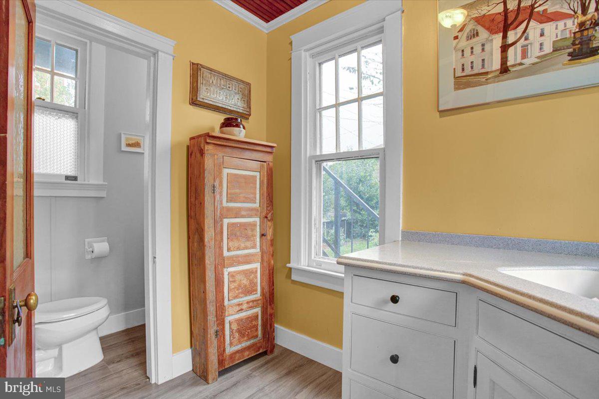 201 North Brobst Street Reading, PA 19607 - Photo 35 of 58 kitchen sink room with storage and 1/2 bathroom