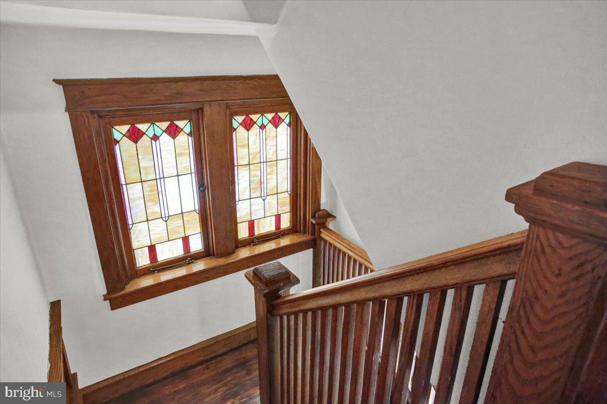 201 North Brobst Street Reading, PA 19607 - Photo 38 of 58 Stained glass windows in the staircase