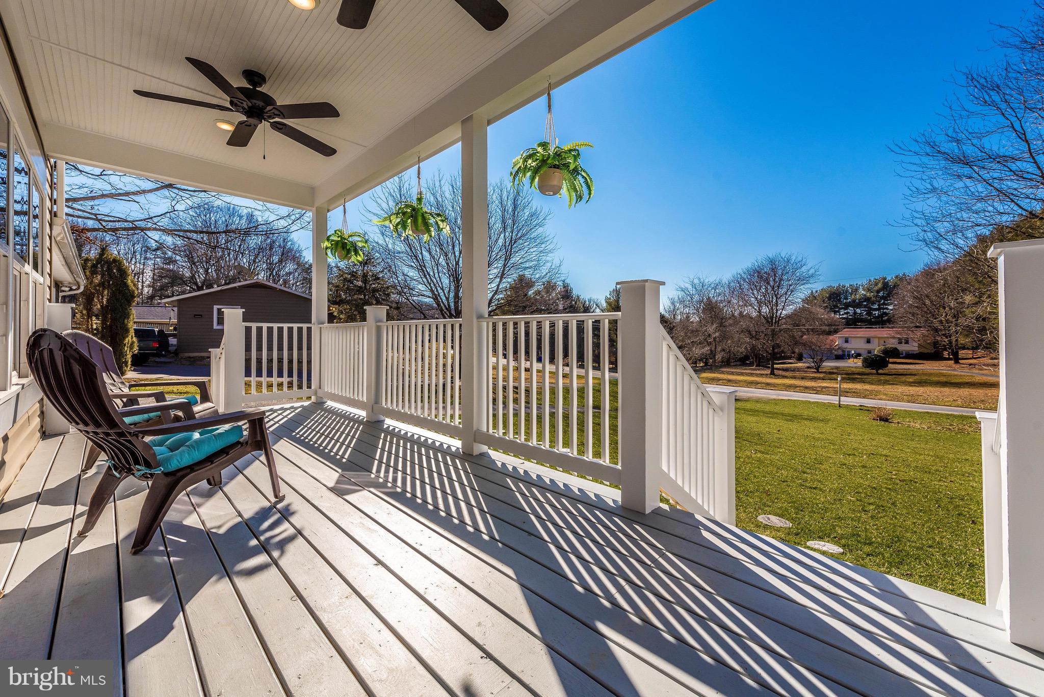 5411 Sidney Road Mount Airy, MD 21771 - Photo 3 of 32 Front custom porch showing two sets of stairs.