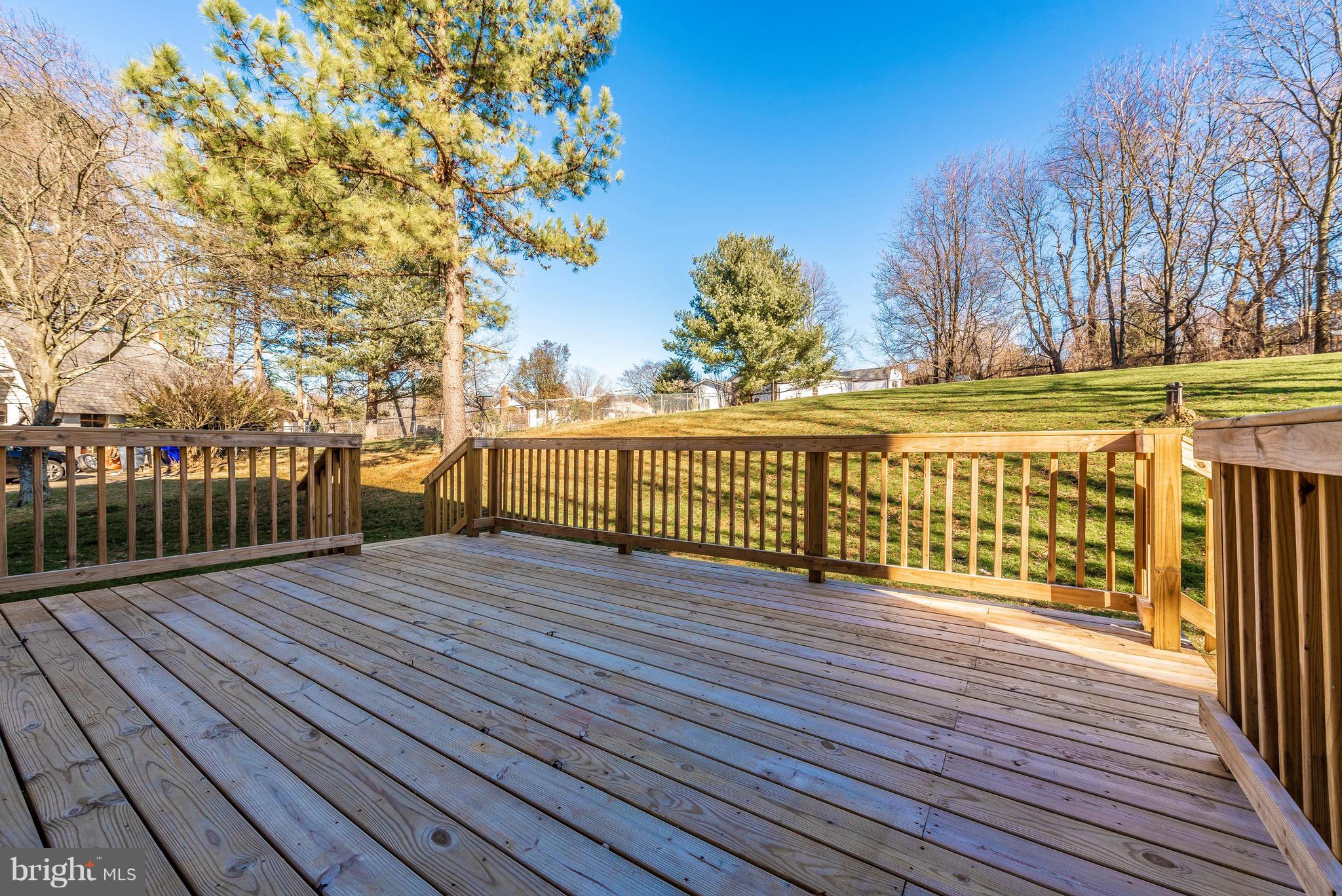 5411 Sidney Road Mount Airy, MD 21771 - Photo 30 of 32 Brand new rear deck with two sets of stairs.