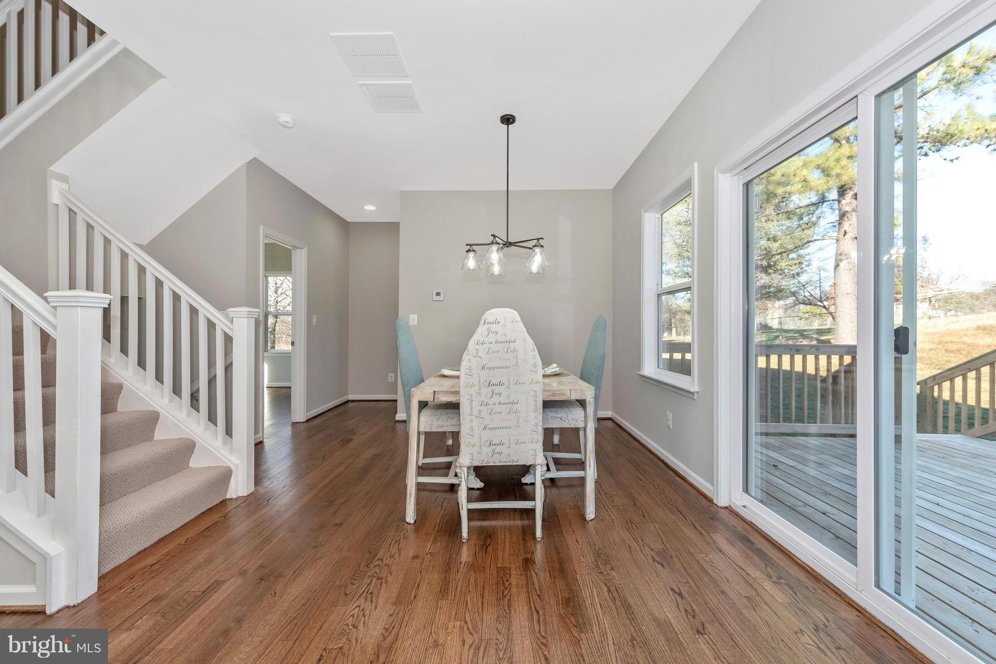 5411 Sidney Road Mount Airy, MD 21771 - Photo 10 of 32 The separate dining area with access to back deck.