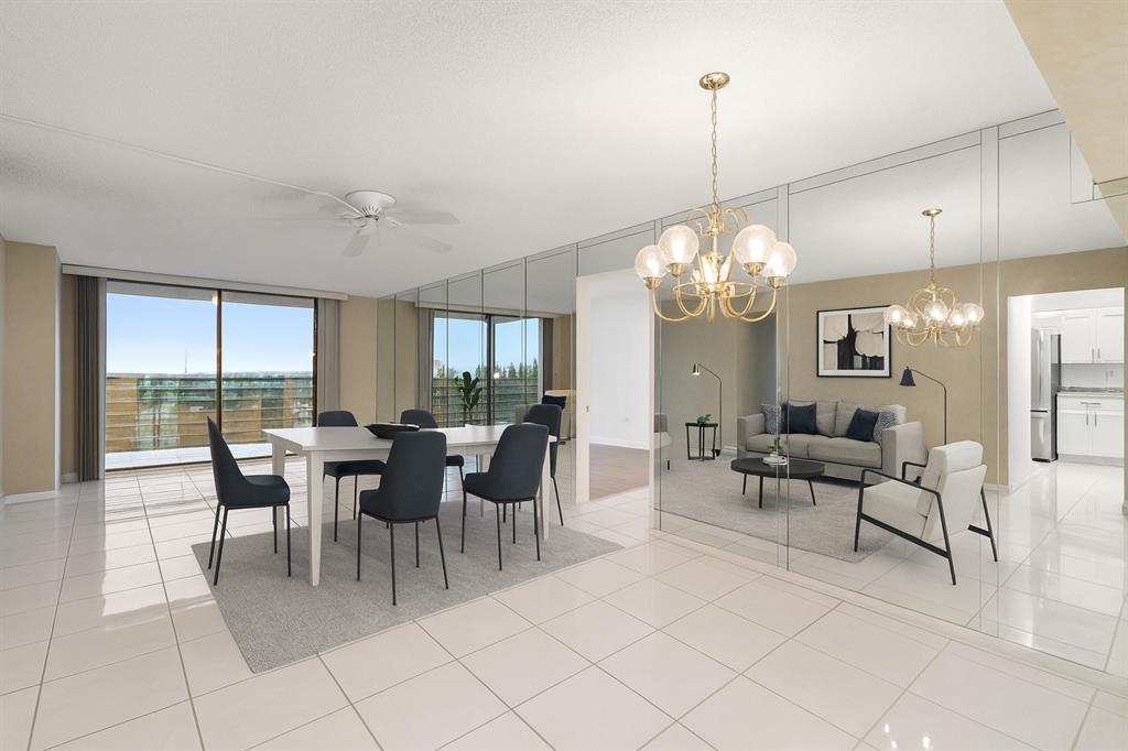 1200 St Charles Place, Unit PH7 Pembroke Pines, FL 33026 - Photo 14 of 28 a view of a dining room and livingroom view