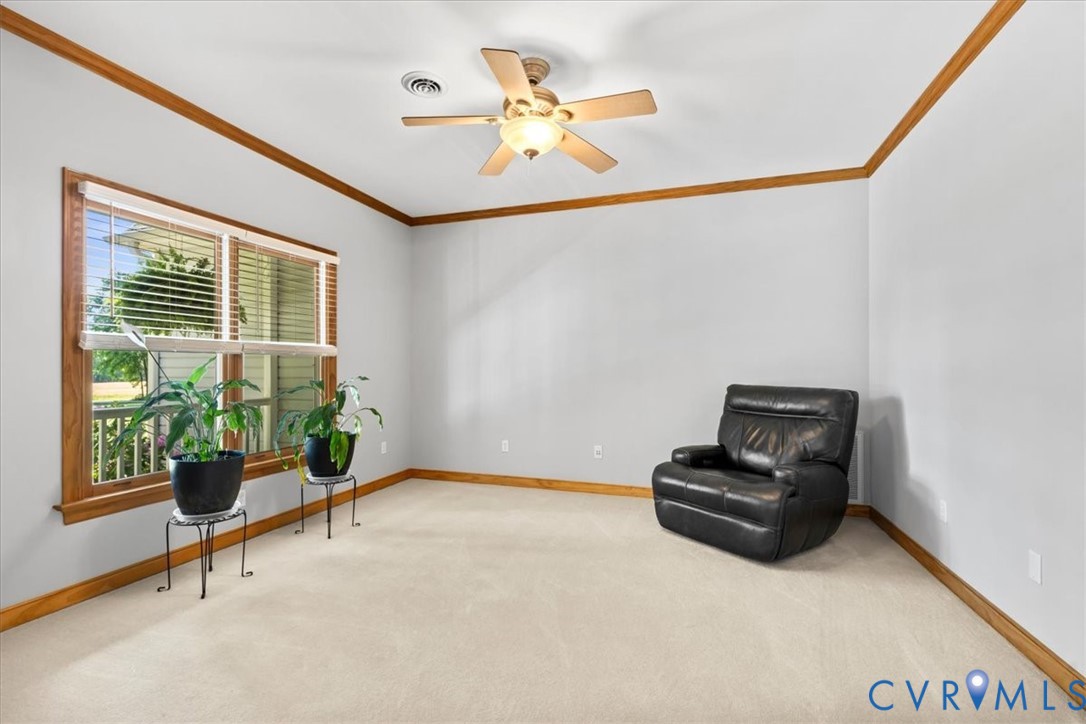 3060 Moyer Road Powhatan, VA 23139 - Photo 30 of 66 Bright corner room featuring wood-trimmed crown mo