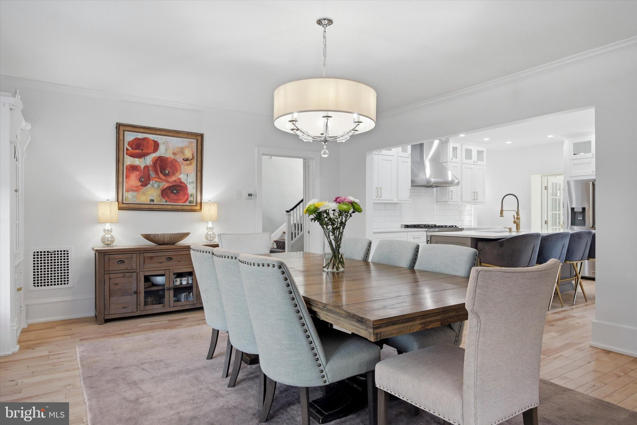 305 Wister Road Wynnewood, PA 19096 - Photo 16 of 53 Dining Room open to Kitchen