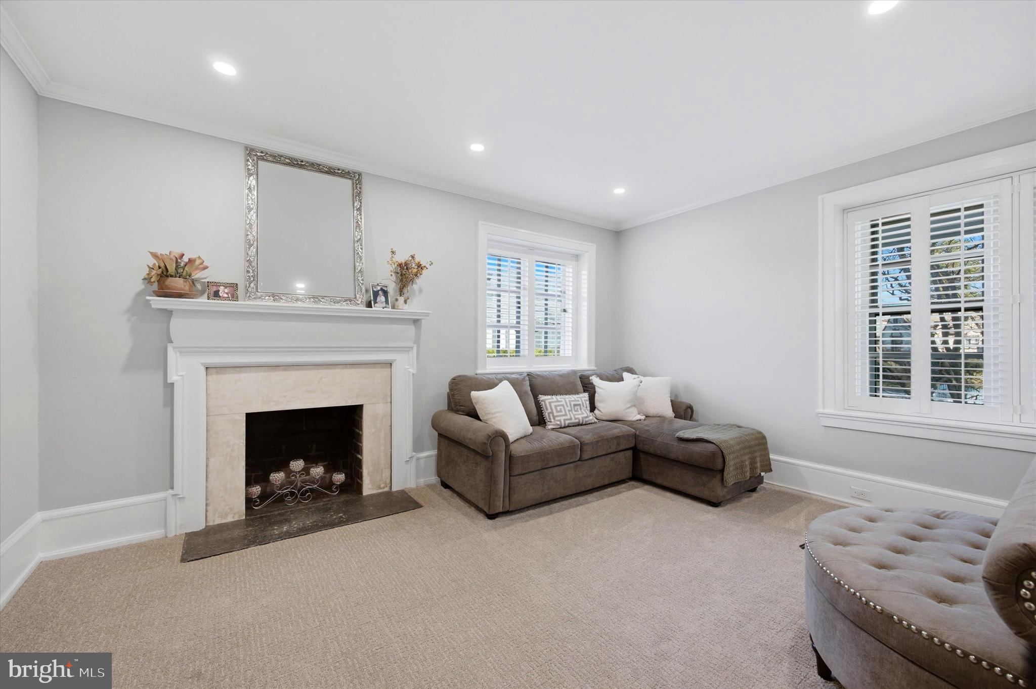 305 Wister Road Wynnewood, PA 19096 - Photo 28 of 53 Fireplace in Primary Bedroom