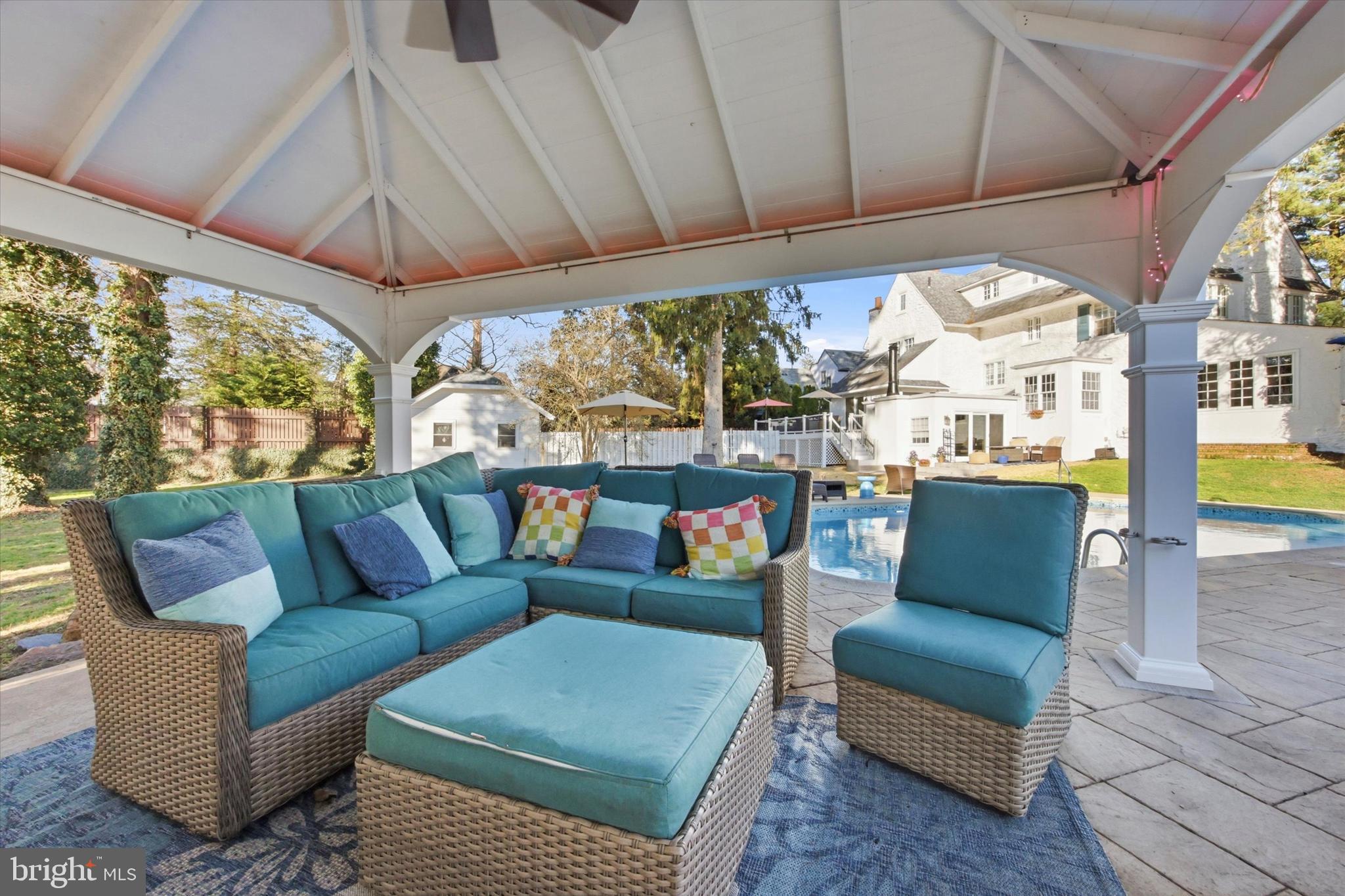 305 Wister Road Wynnewood, PA 19096 - Photo 52 of 53 Gazebo by Pool