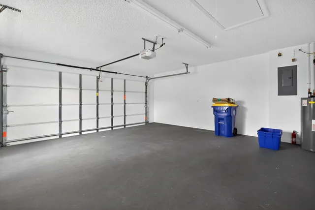 a view of a building with a large window