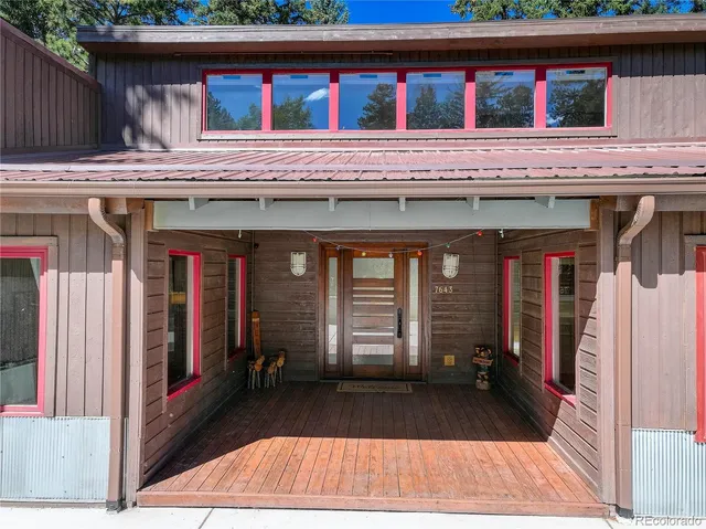 a view of a house with a balcony
