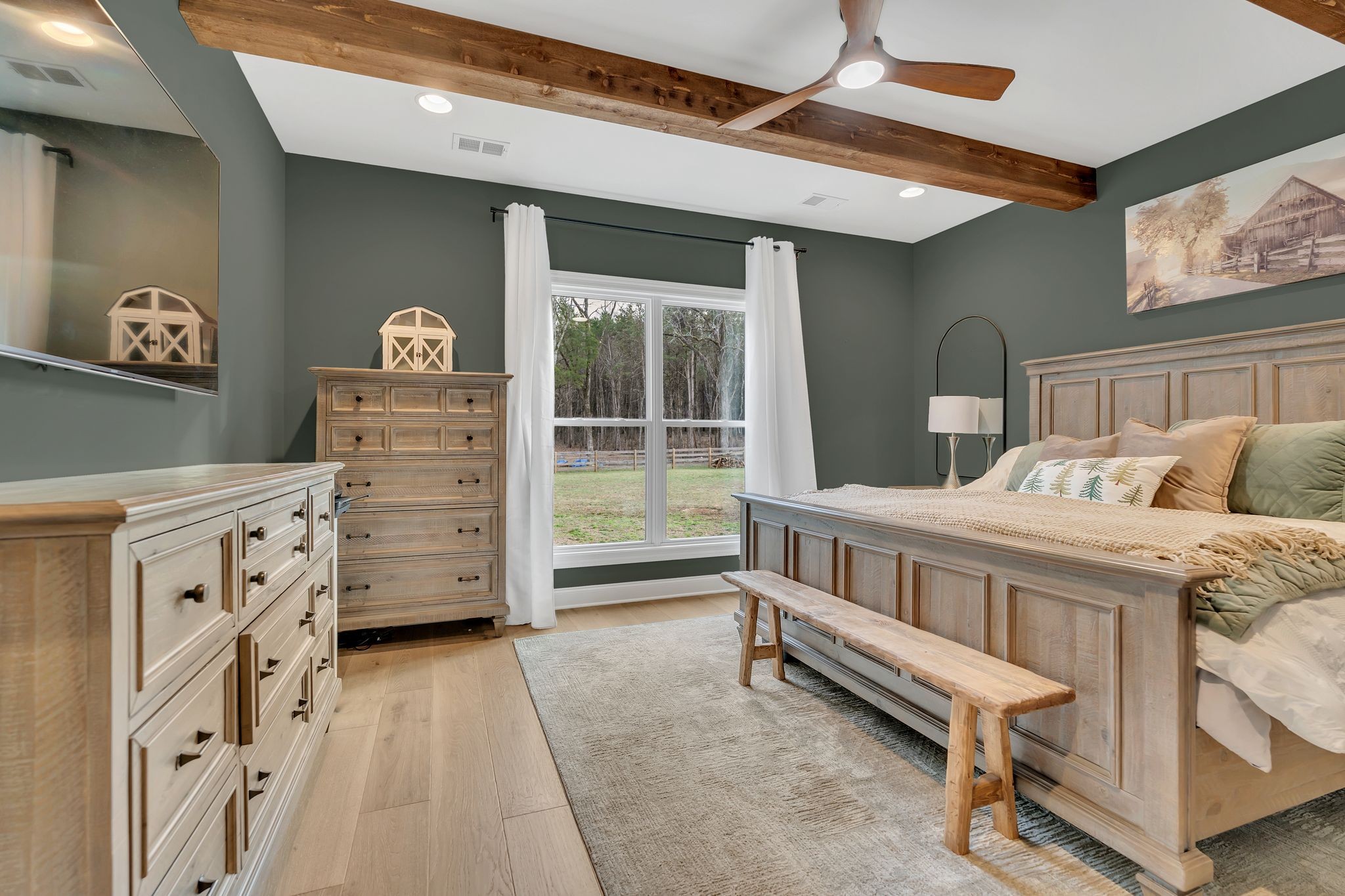 6655 Simmons Bluff Road Lebanon, TN 37090 - Photo 17 of 32 a bedroom with furniture and a window