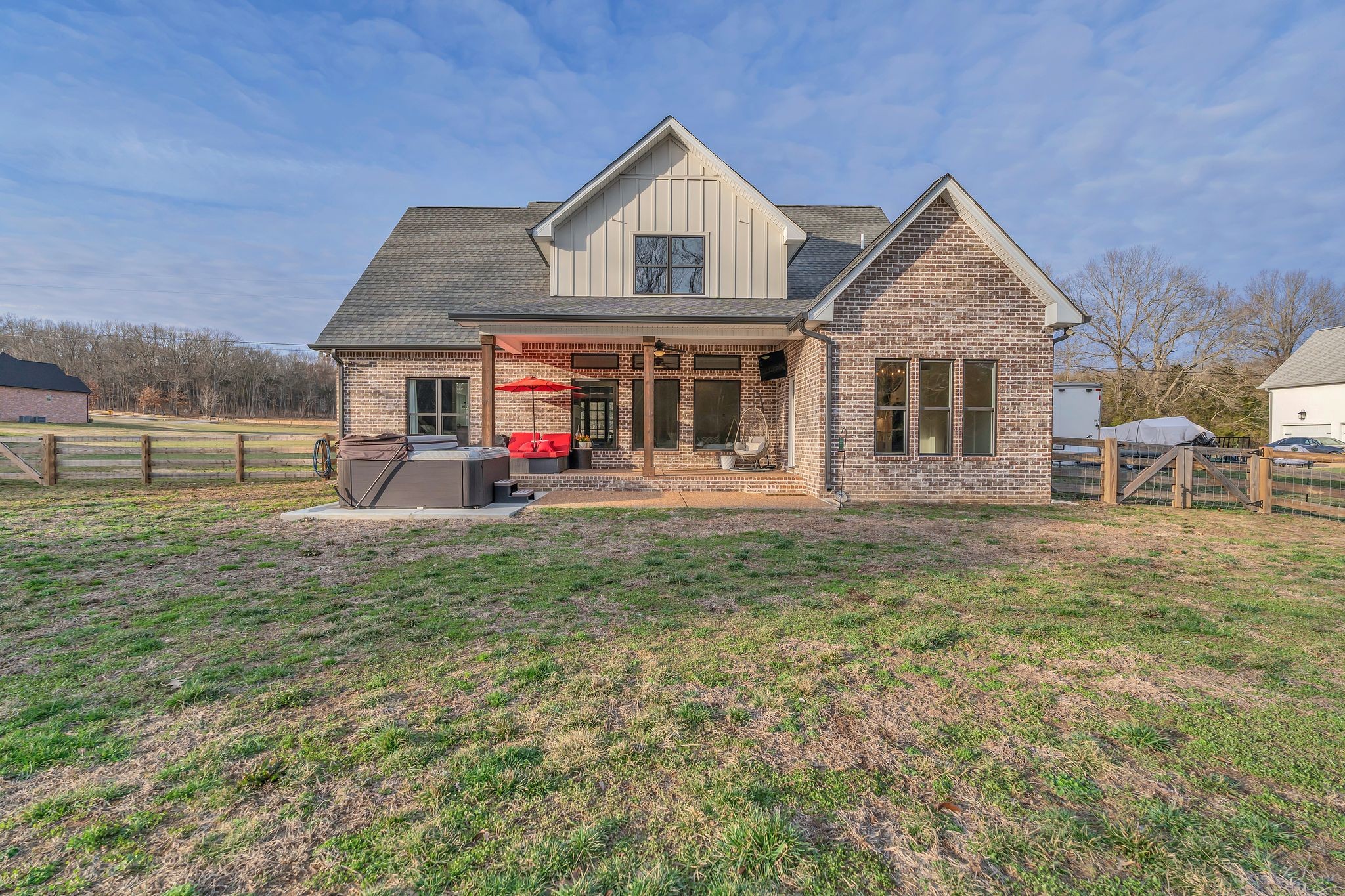6655 Simmons Bluff Road Lebanon, TN 37090 - Photo 29 of 32 a front view of a house with a yard