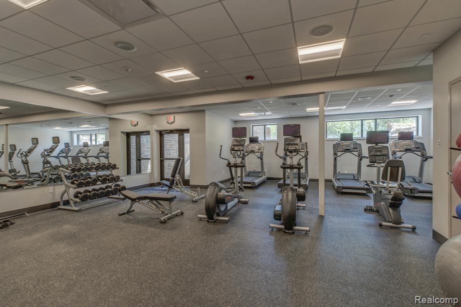 3302 Sunton Road, Unit 159 Ann Arbor, MI 48105 - Photo 12 of 14 Fitness center offering cardio and weight equipment