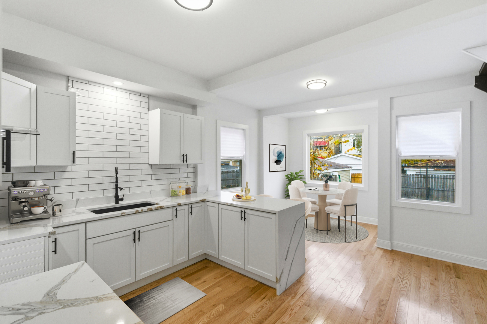 8327 South Morgan Street Chicago, IL 60620 - Photo 18 of 46 a kitchen with a sink and cabinets