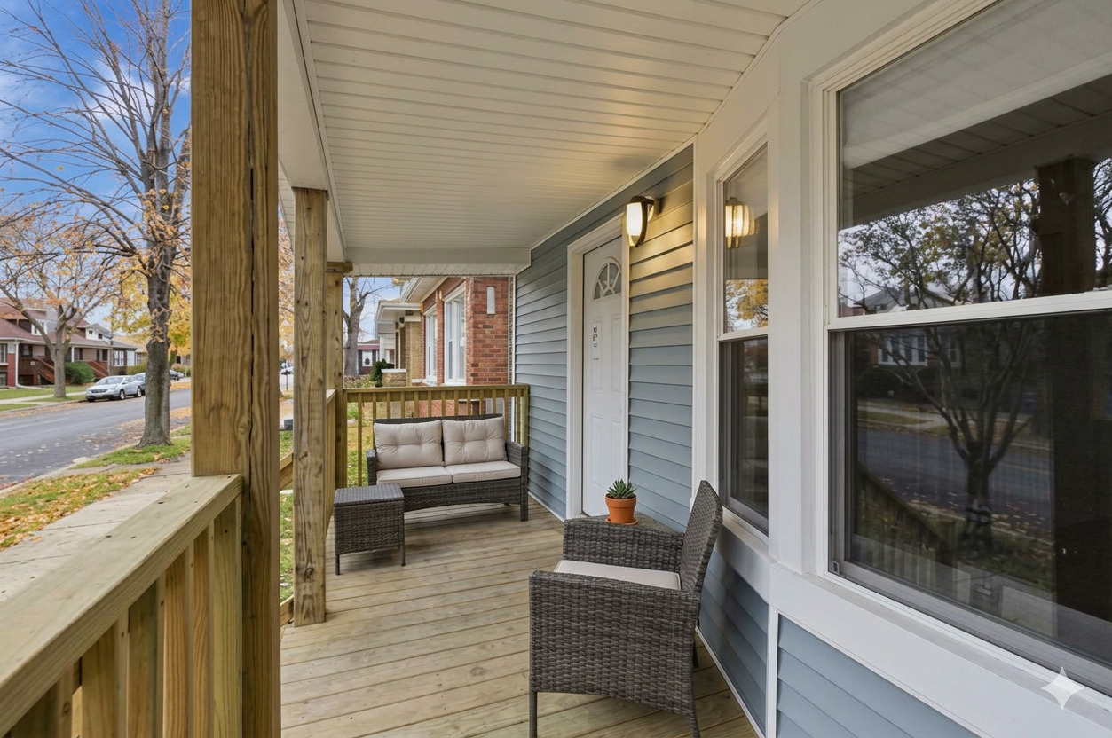 8327 South Morgan Street Chicago, IL 60620 - Photo 4 of 46 a view of outdoor space and deck