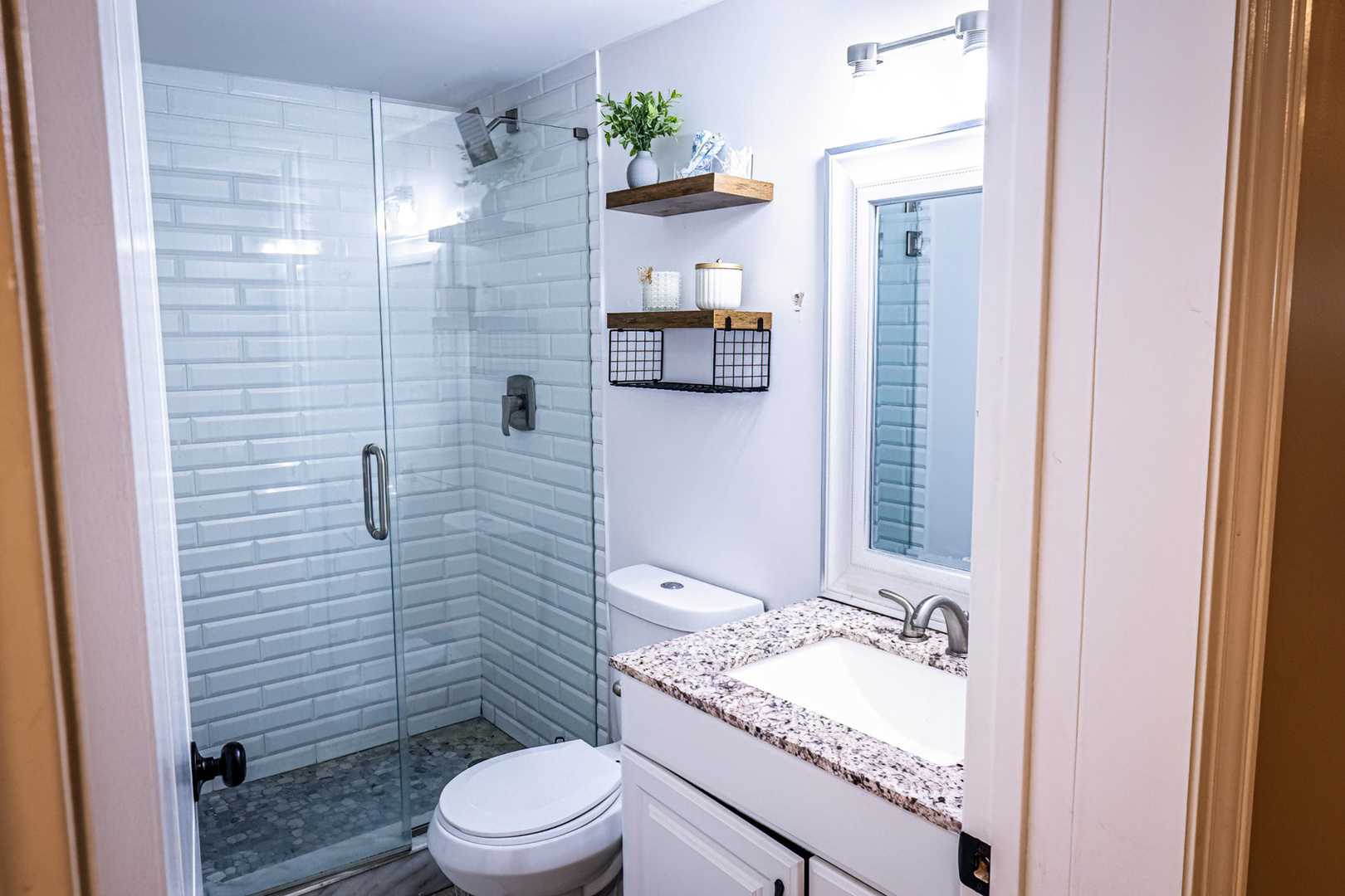 1911 Ridgeland Avenue Berwyn, IL 60402 - Photo 18 of 21 a bathroom with a sink a toilet and shower