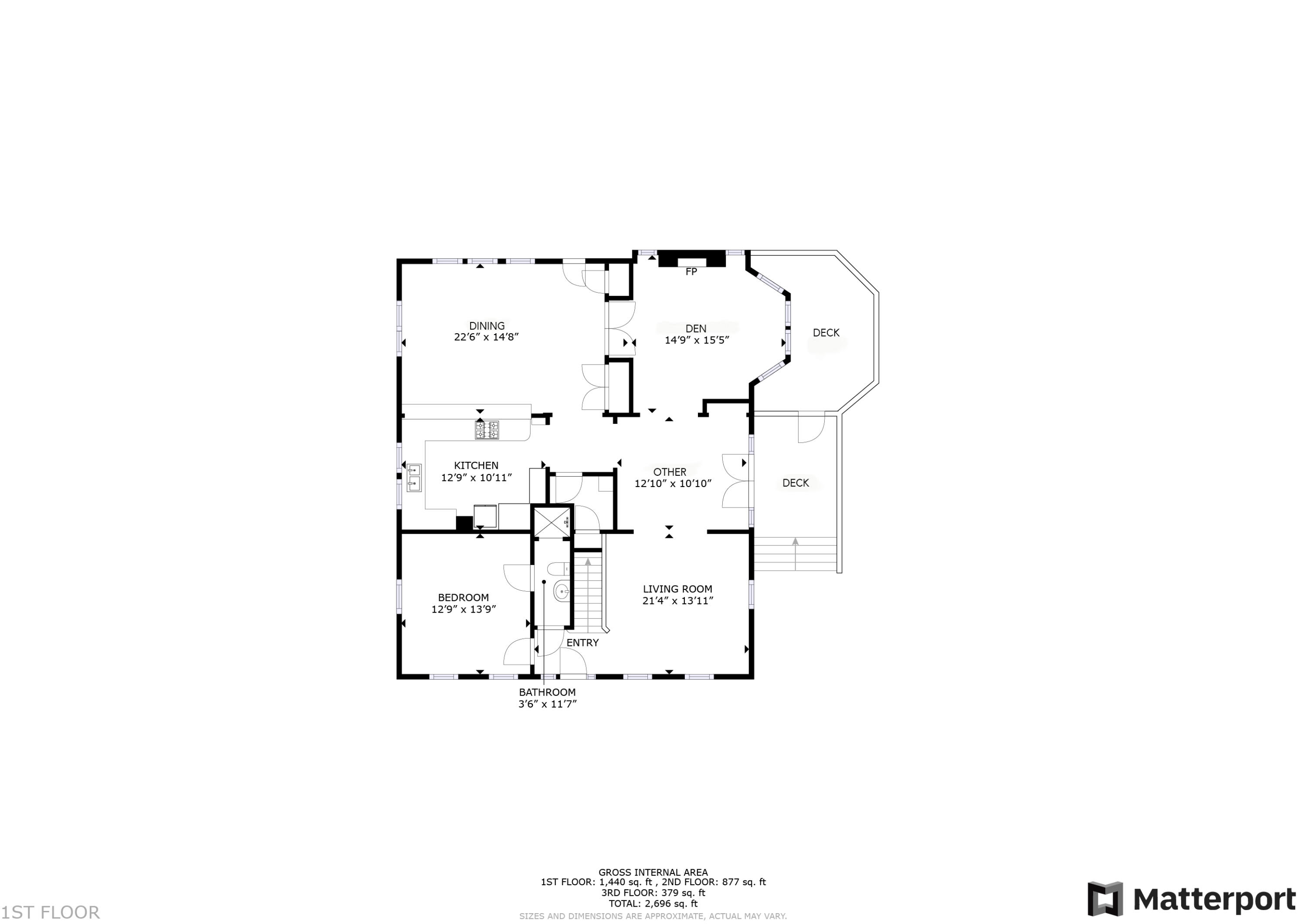 136 Back Narrows Road Boothbay, ME 04537 - Photo 116 of 116 Floor plan 1