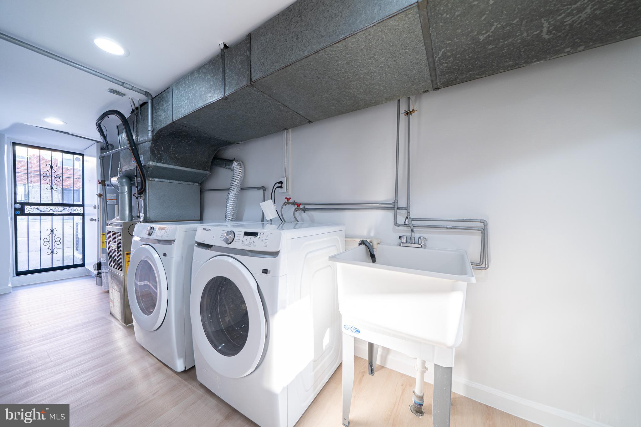 8659 Fayette Street Philadelphia, PA 19150 - Photo 43 of 47 a utility room with dryer and washer