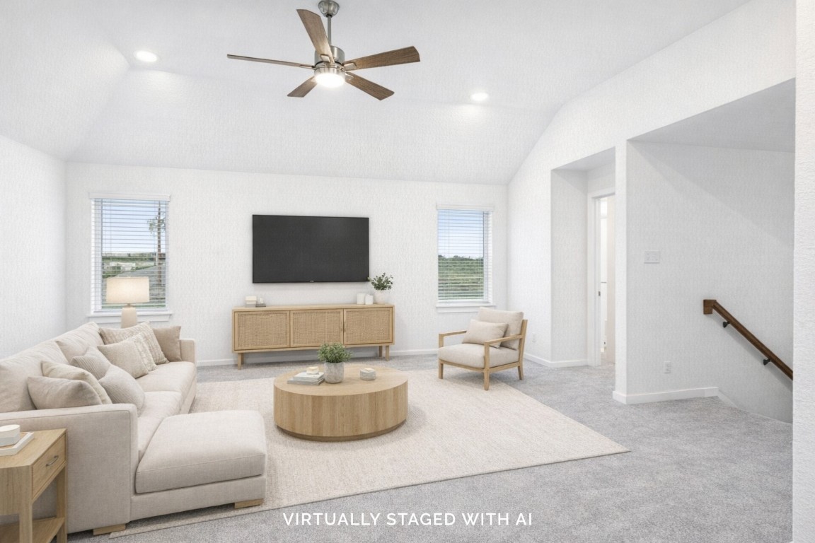 3422 Fresh Bluestream Lane Rosenberg, TX 77471 - Photo 6 of 48 a living room with furniture and a flat screen tv