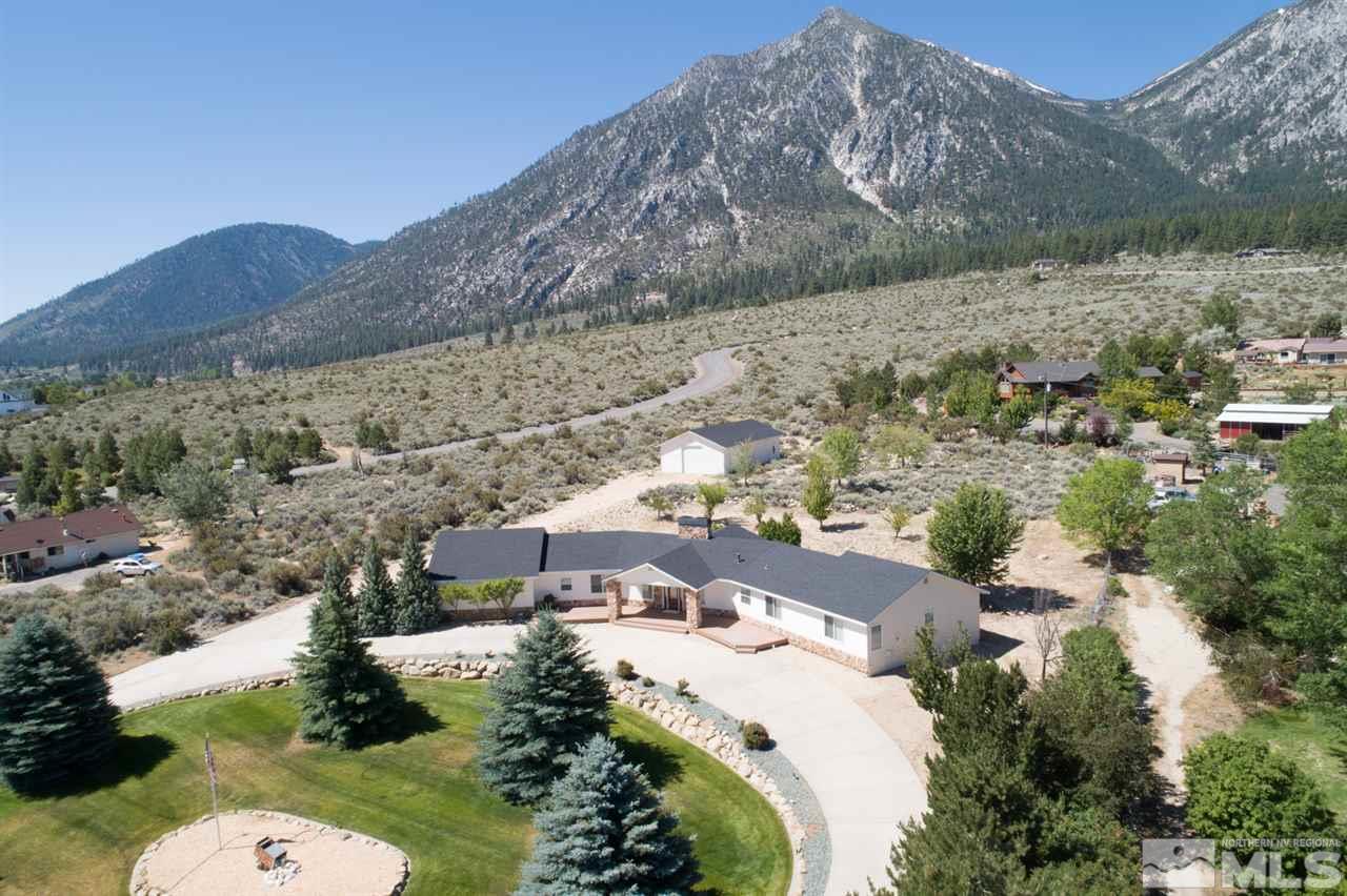 796 Foothill Road Gardnerville, NV 89460 - Photo 5 of 38 an aerial view of residential house with outdoor space