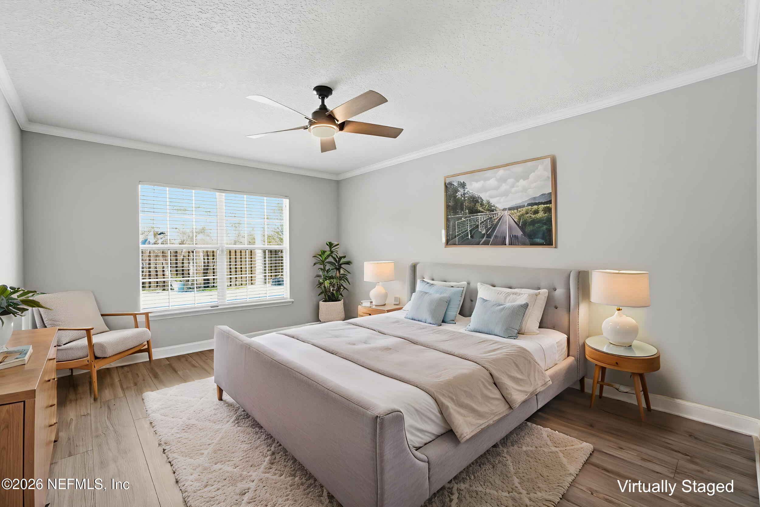 1194 Ardmore Street St. Augustine, FL 32092 - Photo 25 of 48 a spacious bedroom with a bed and a large window