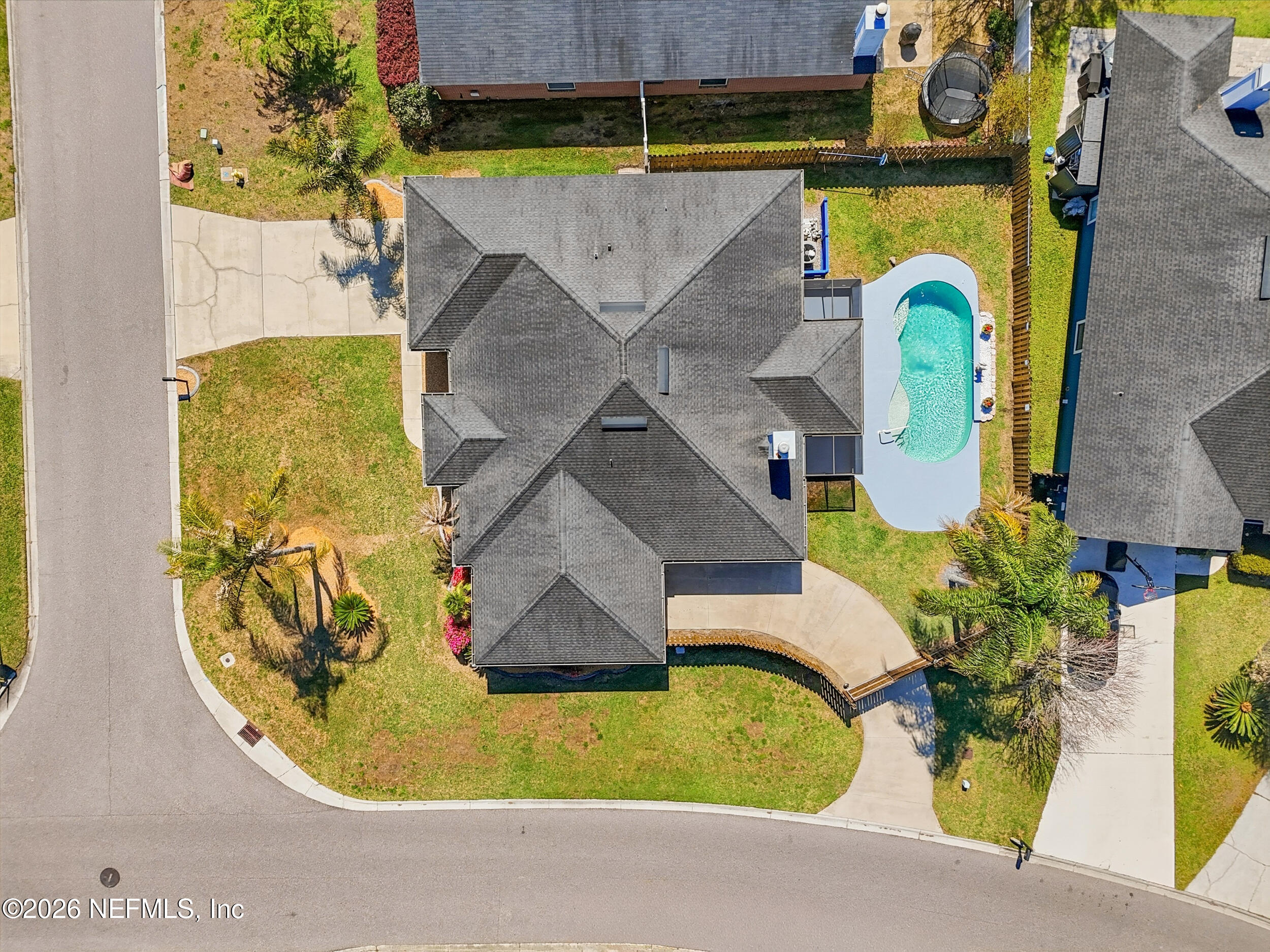 1194 Ardmore Street St. Augustine, FL 32092 - Photo 47 of 48 an aerial view of a swimming pool
