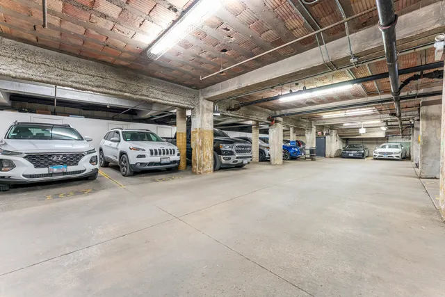 a view of cars parked in a parking