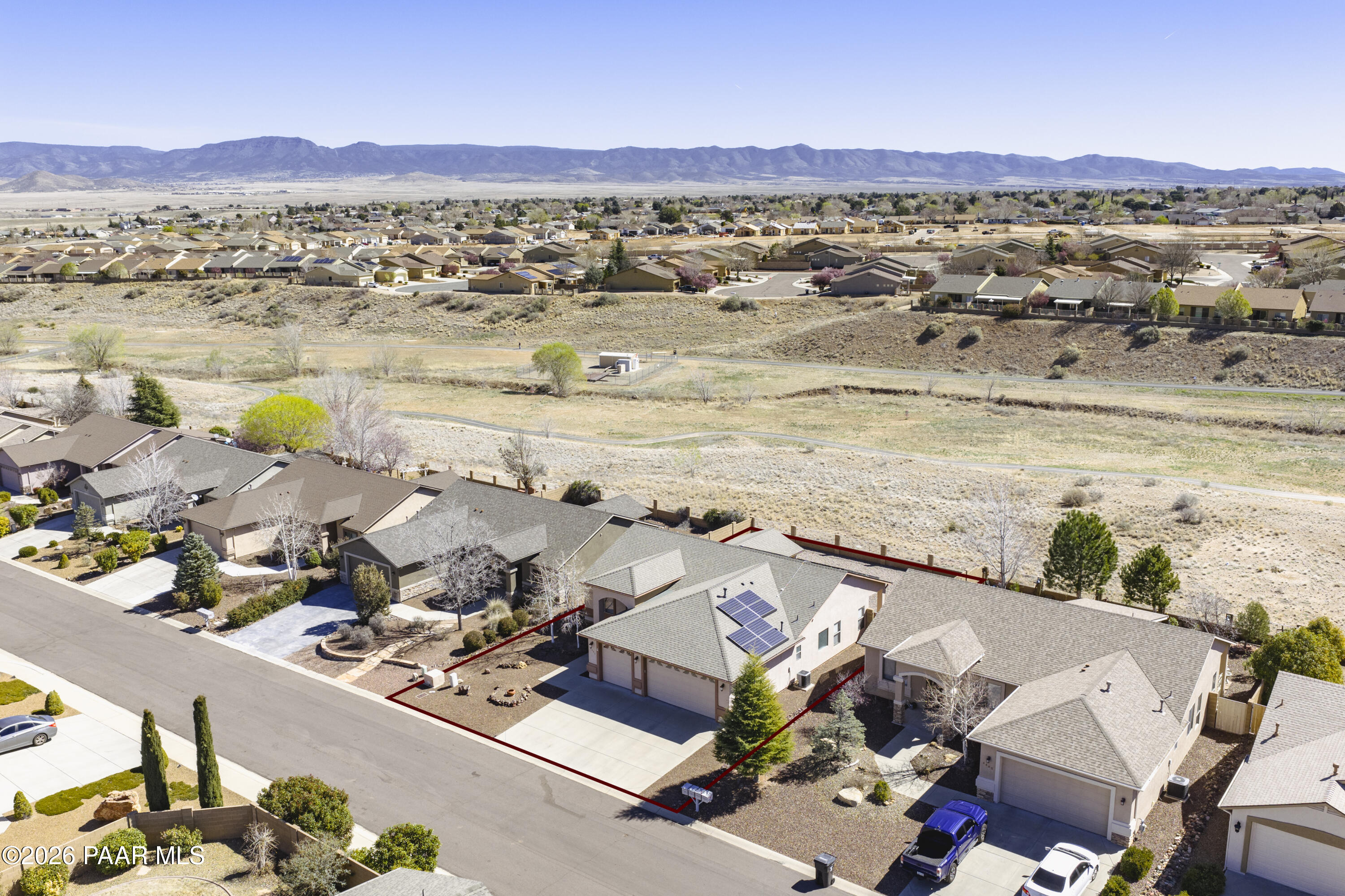 4457 Harwick Road Prescott Valley, AZ 86314 - Photo 5 of 46 Aerial Overview 3