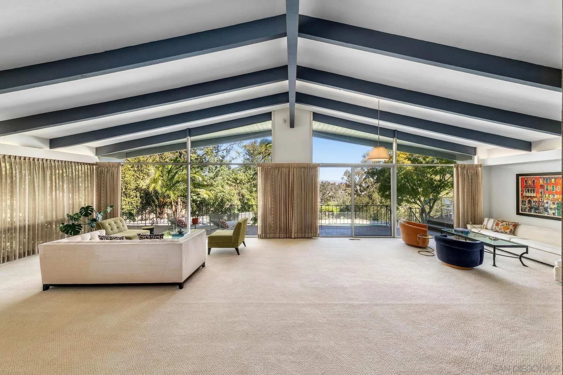 10446 Russell Road La Mesa, CA 91941 - Photo 7 of 75 a living room with furniture and a large window