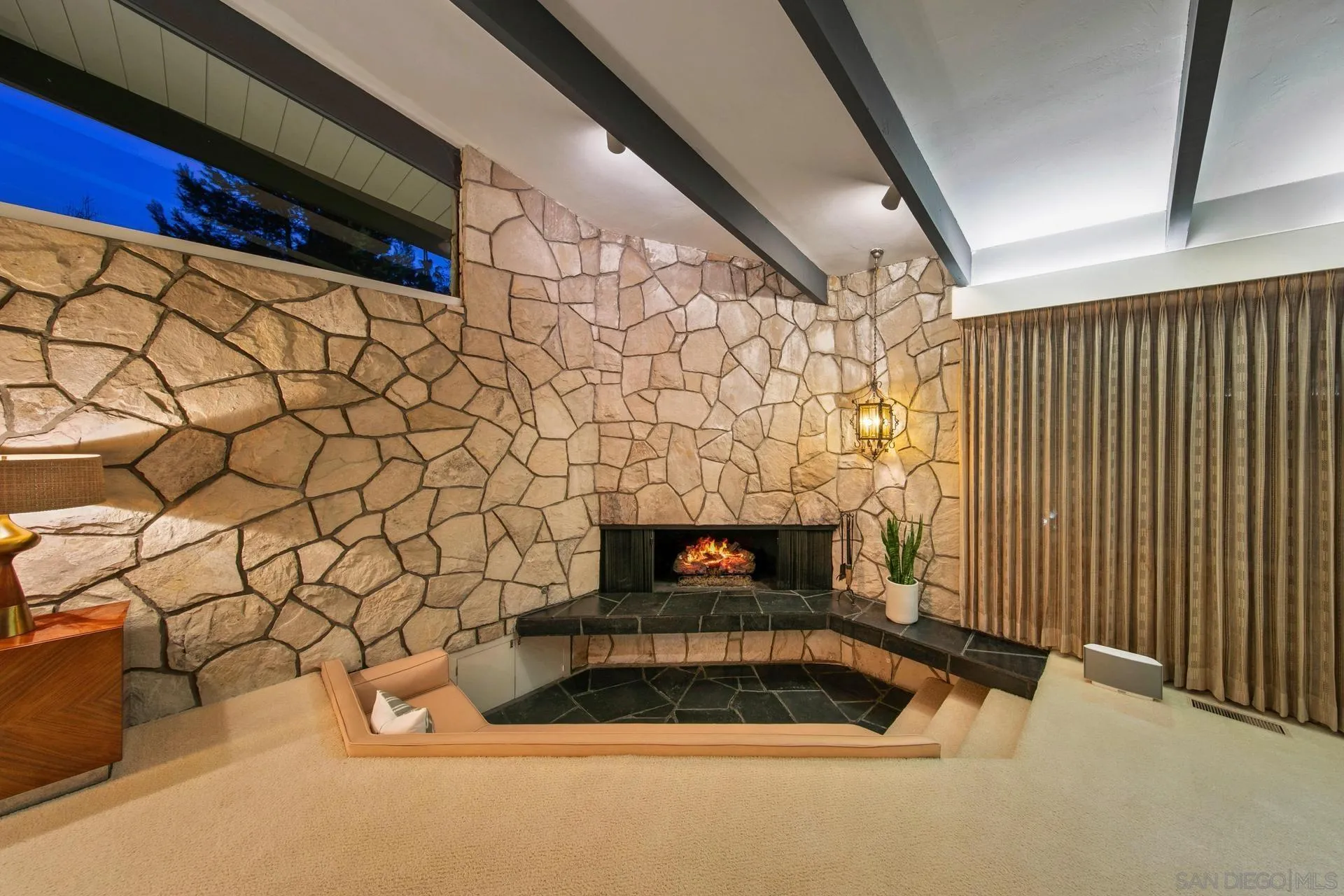 10446 Russell Road La Mesa, CA 91941 - Photo 10 of 75 a view of a fireplace in a room