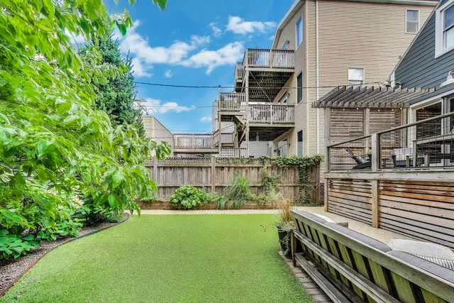 a view of a house with a garden