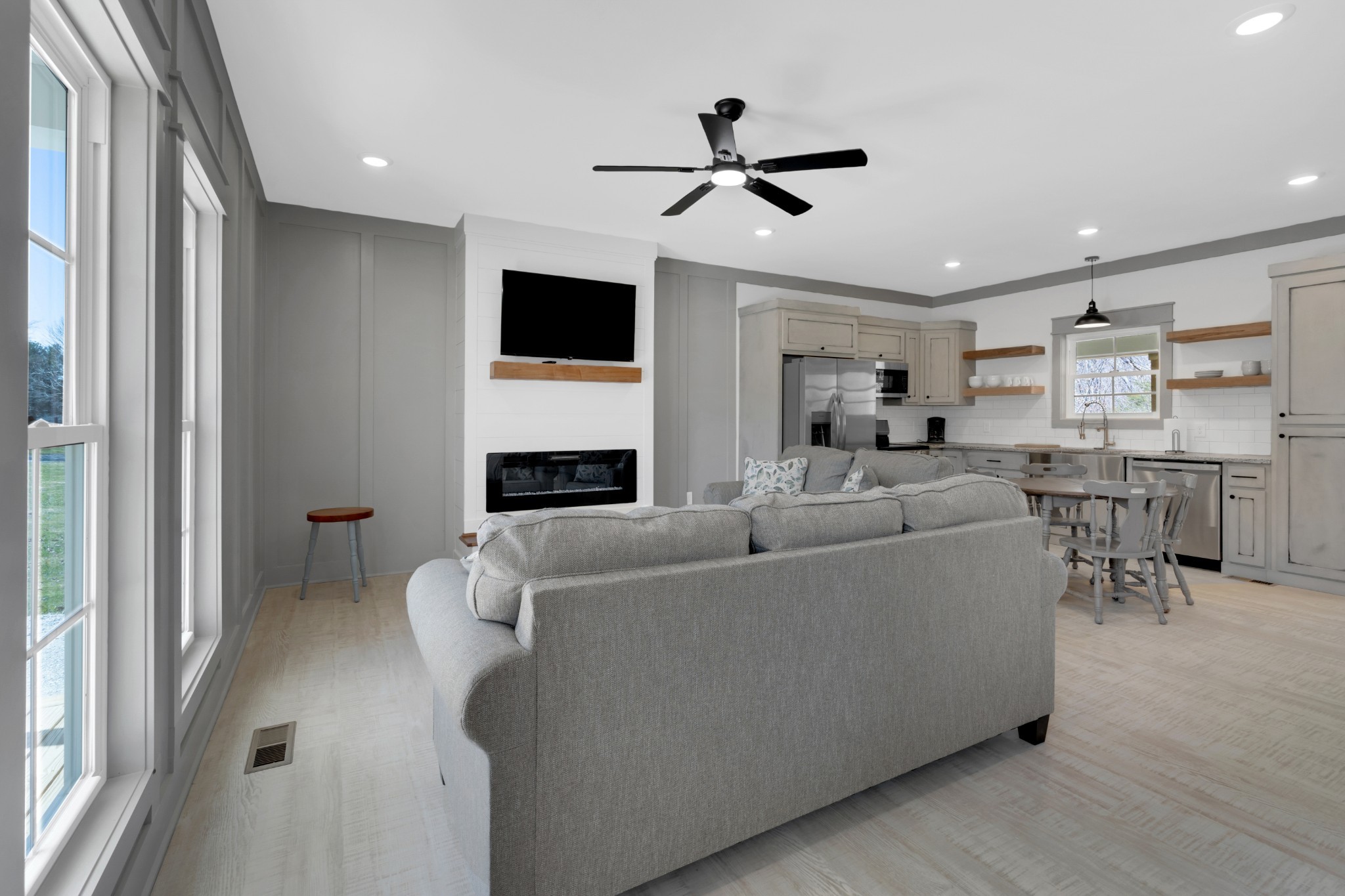 591 Ghea Road Normandy, TN 37360 - Photo 20 of 48 a living room with furniture and a fireplace