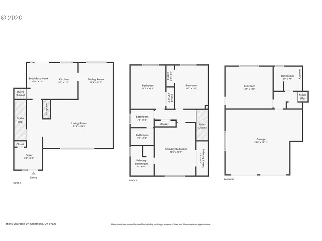 $535,000 | 16615 Churchill Drive, Gladstone, OR 97027
