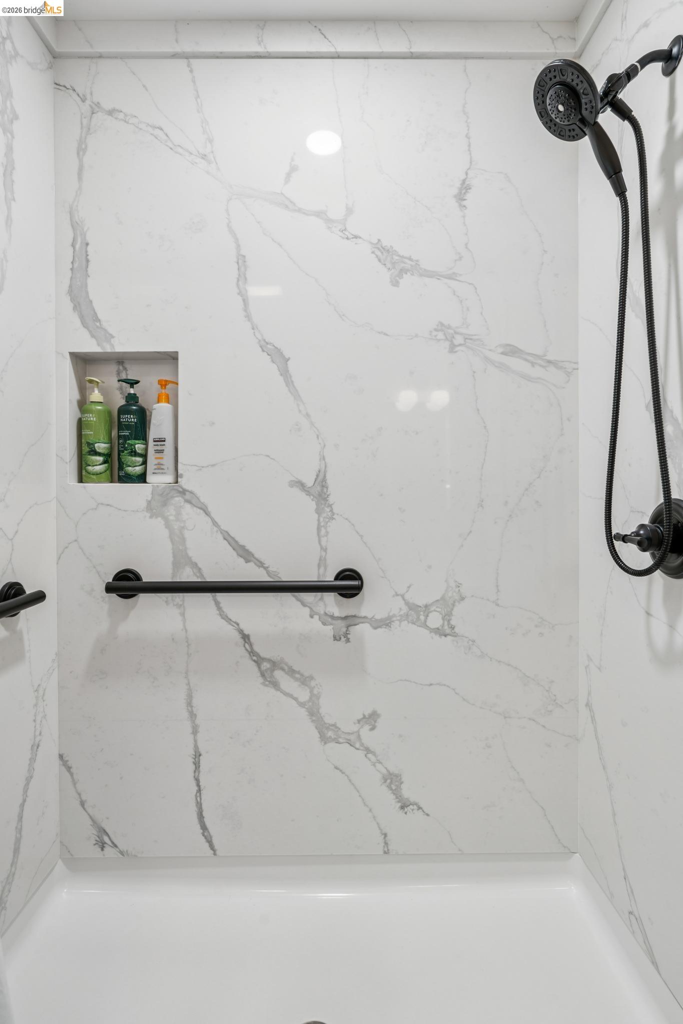 3093 Diablo View Road Pleasant Hill, CA 94523 - Photo 28 of 43 Bathroom featuring a marble finish shower